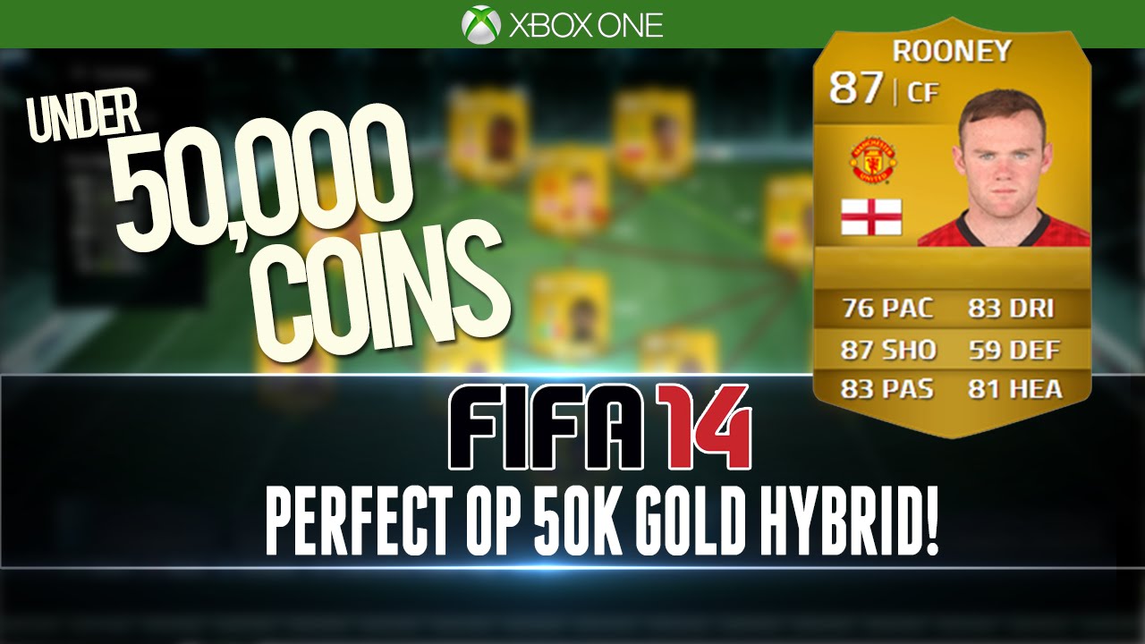 PERFECT OP HYBRID for UNDER 50k! FIFA 14 Squad Builder #101
