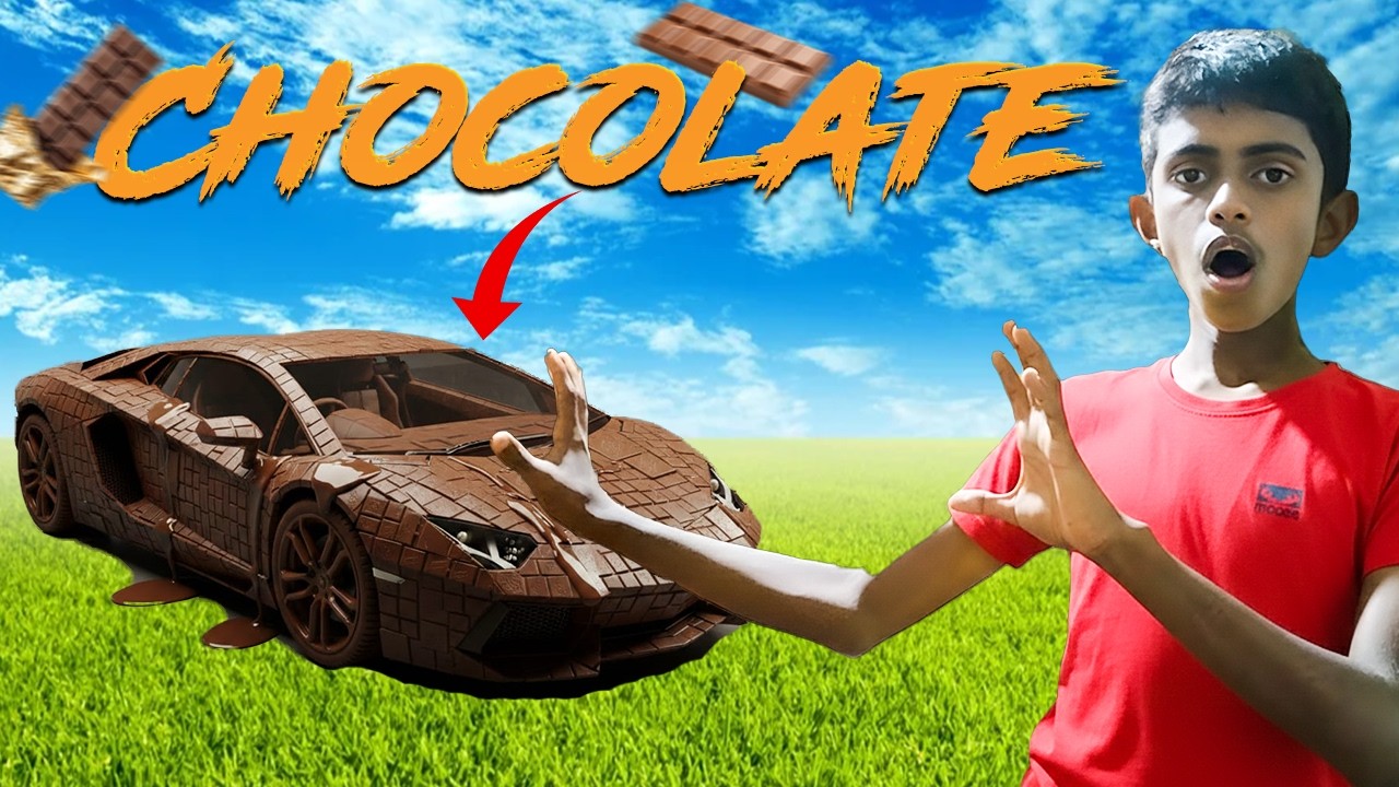 මම හැදුවා ලංකාවේ ලොකුම Chocolate කාර් එක🍫🚗 | I made Sri Lanka's biggest chocolate car🍫🚗 | KUVIDU TEC