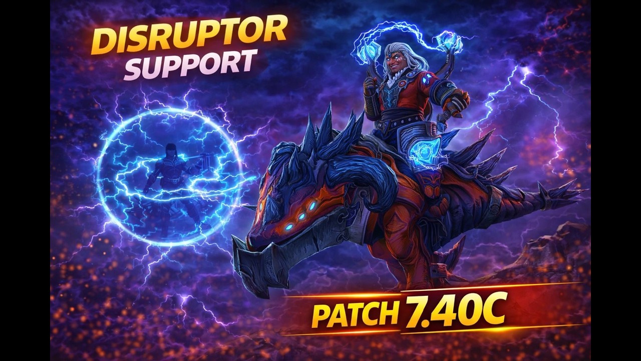 EZ GAME + MVP😎 WITH DISRUPTOR HARD SUPPORT | DOTA 2 RANKED UE [Ep. #76]