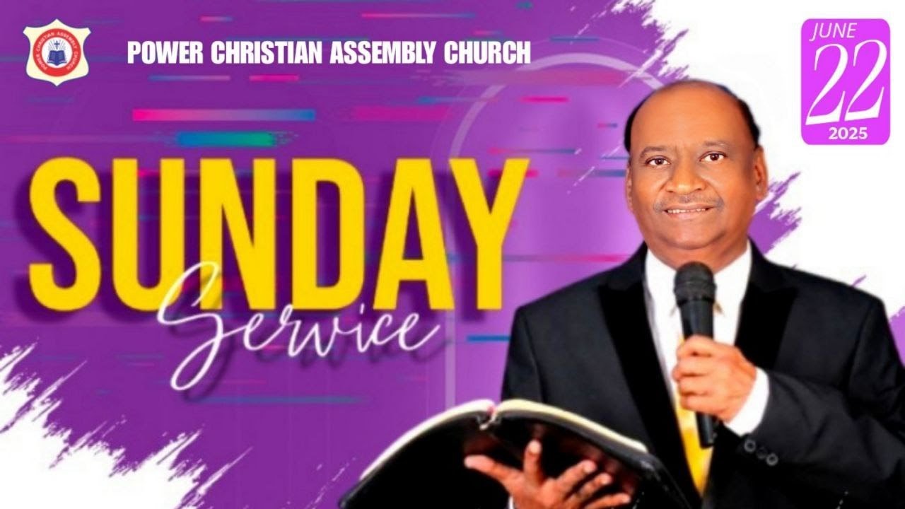 SUNDAY 2nd SERVICE | PCA CHURCH | WELCOME YOU ALL | 22/06/2025