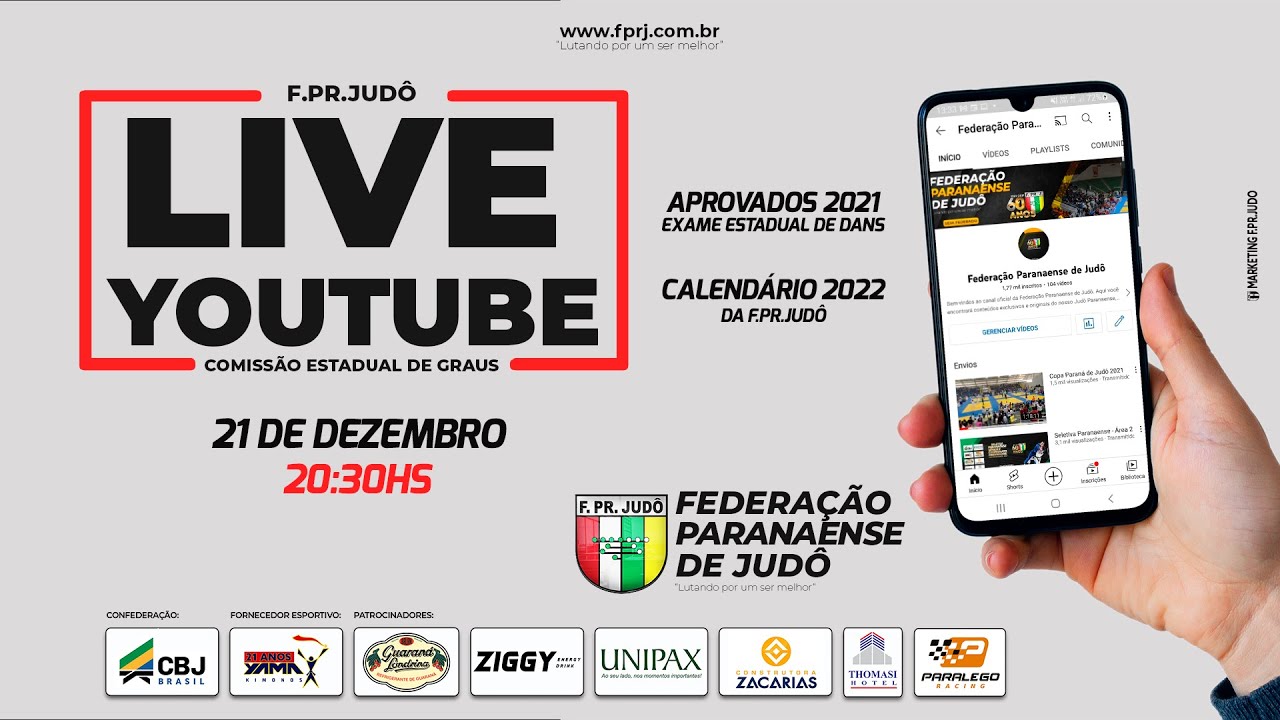 Aprovados exame estadual de dans 2021 F.PR.Judô
