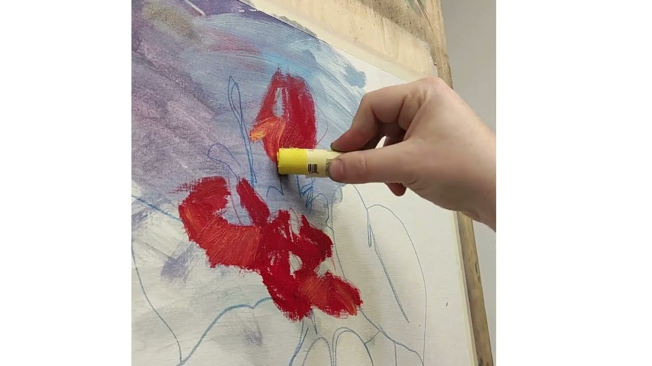 TUTORIAL OIL STICKS: R&F and SENNELIER.