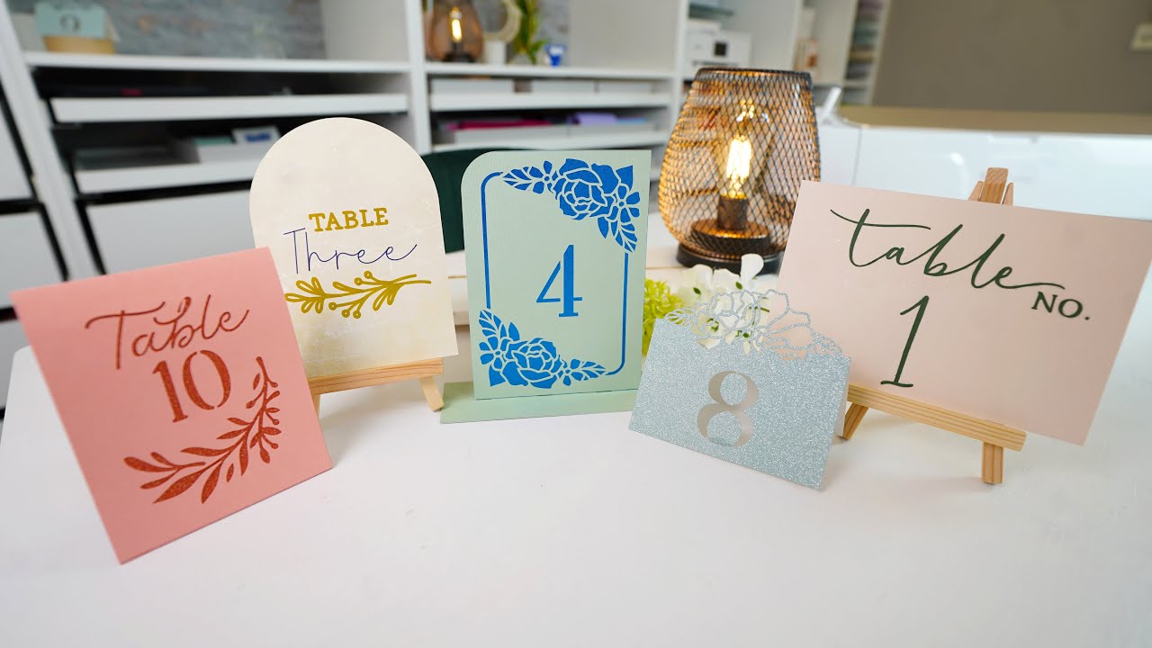 Wedding Table Number Ideas