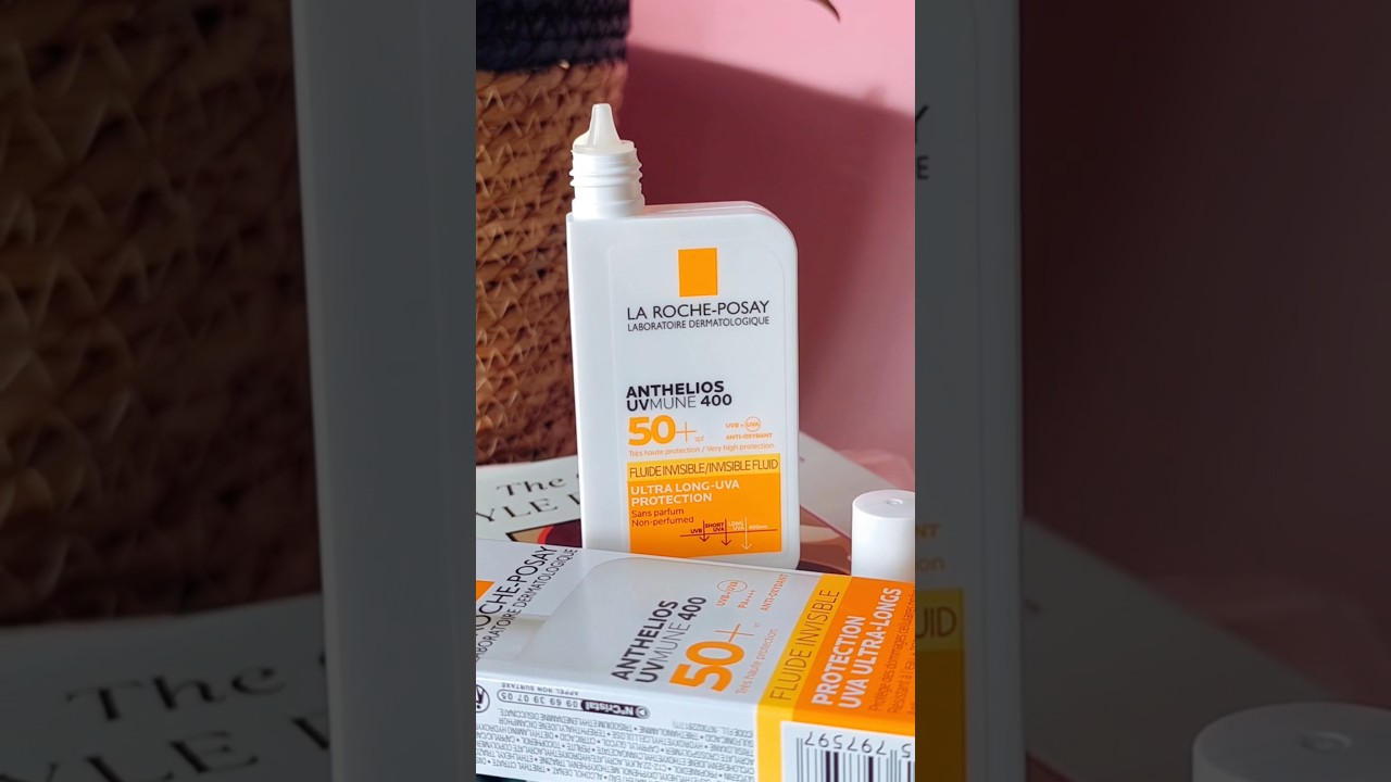 🌿Meet your skin's most elegant shield: La Roche-Posay Anthelios Ultra-Light Invisible Fluid SPF50+