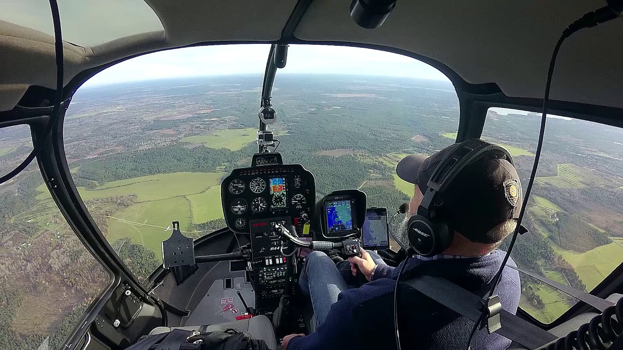 Autorotation from 6000 ft. Robinson R44 Raven II.
