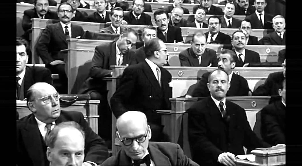 Gabin /Le pr&eacute;sident - Jean Gabin s'exprime sur la moralisation de la vie politique