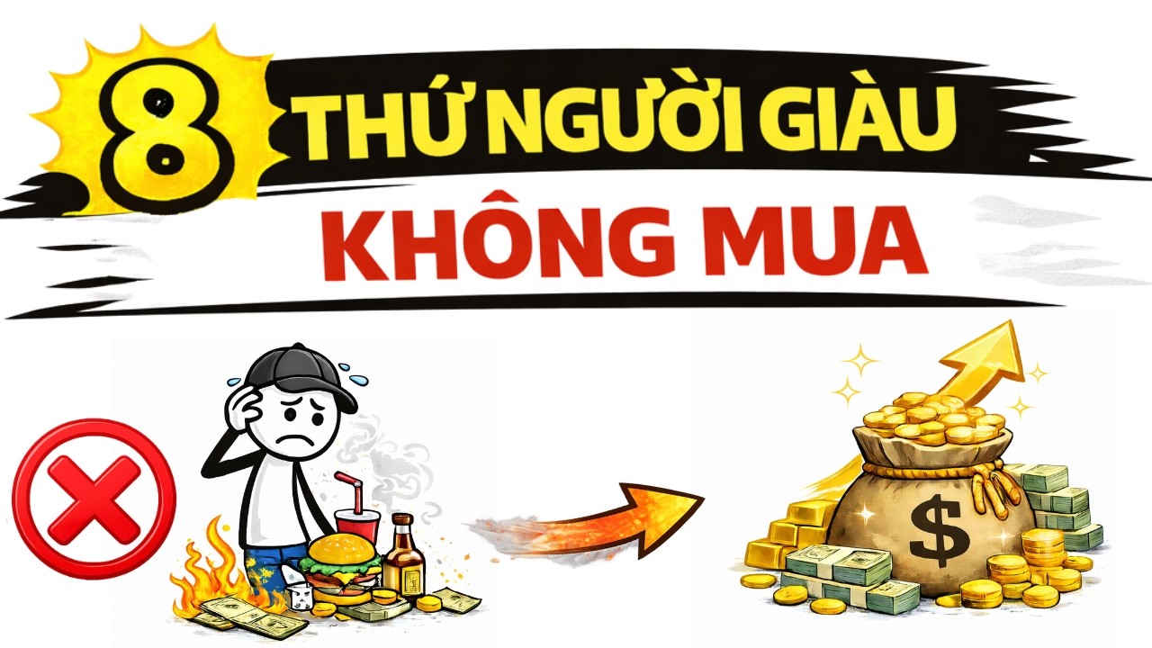 8 Thứ Người Giàu Không Bao Giờ Mua | Tư Duy Giàu Có