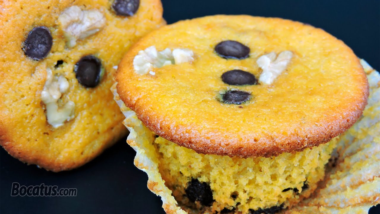 Pastelillos de Calabaza y Chocolate (muy tiernos y jugosos)