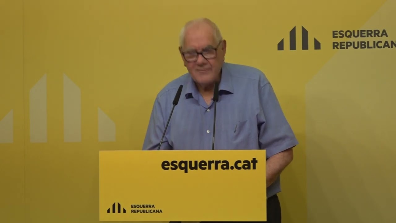 Ernest Maragall deja de formar parte de ERC