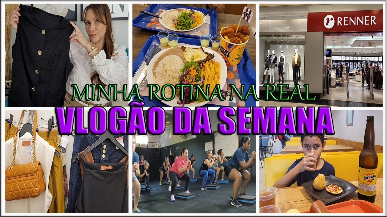 VLOGÃO DE ROTINA DIA DE SHOPPING PROVADOR GRAVAÇÕES VOLTEI A TREINAR COMPRINHAS RECEBIDOS CEA SHEIN.