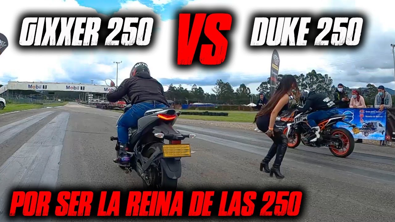 La Duke 250 defenderá su TITULO VS Gixxer 250!! Cual Ganara?