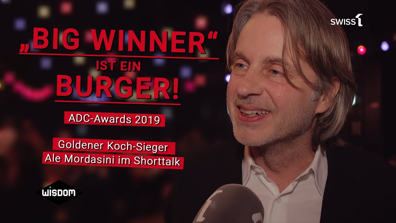 Pät Schreiber | ADC-Awards 2019 | Goldener Koch-Siger Ale Mordasini im Shorttalk | WISDOM