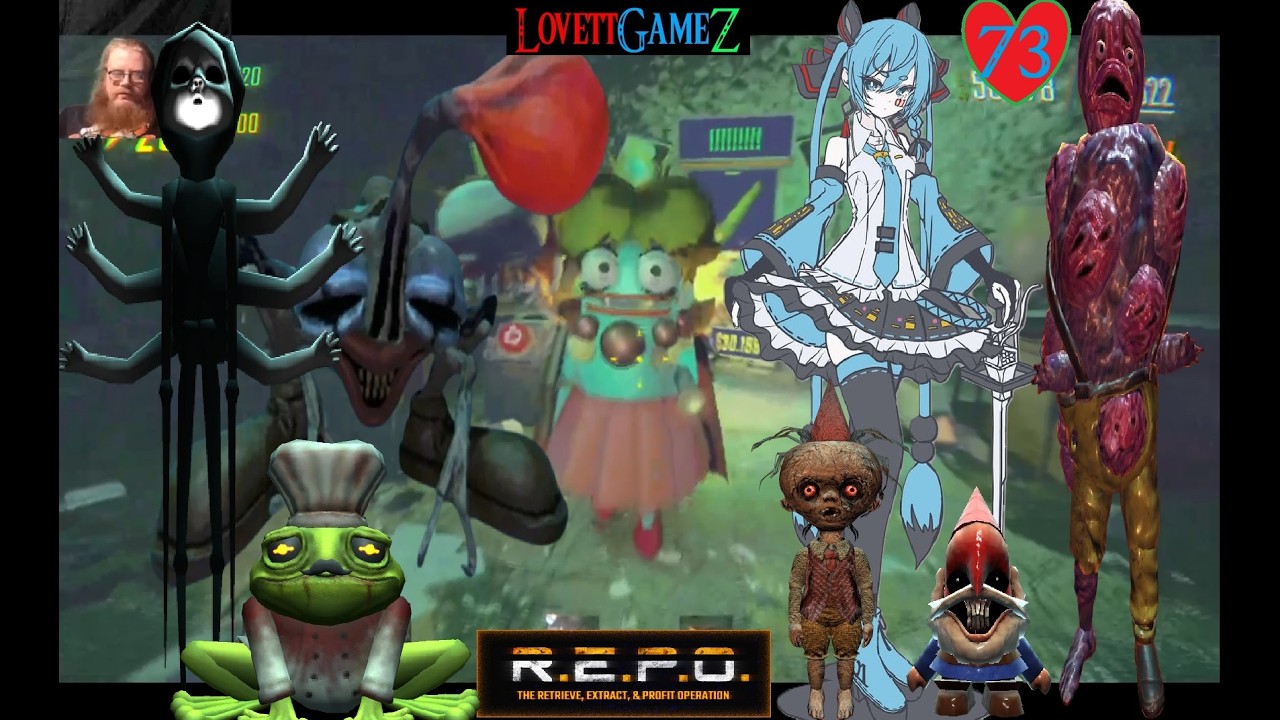 MINIGUN vs. EVERY MONSTER IN THE GAME! (Shadow Child, Chef, & More) #lovettgamez #repo