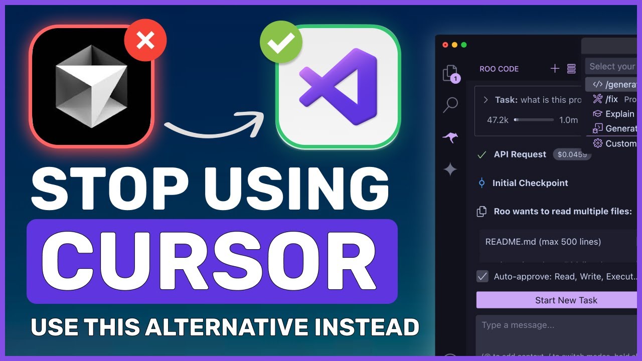 VSCode + RooCode + Gemini CLI: STOP PAYING for CURSOR with this OPENSOURCE & LOCAL Alternative