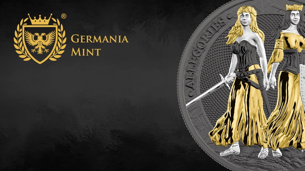 GERMANIA MINT - ALLEGORIES POLONIA & GERMANIA 2 OZ WMF 2023