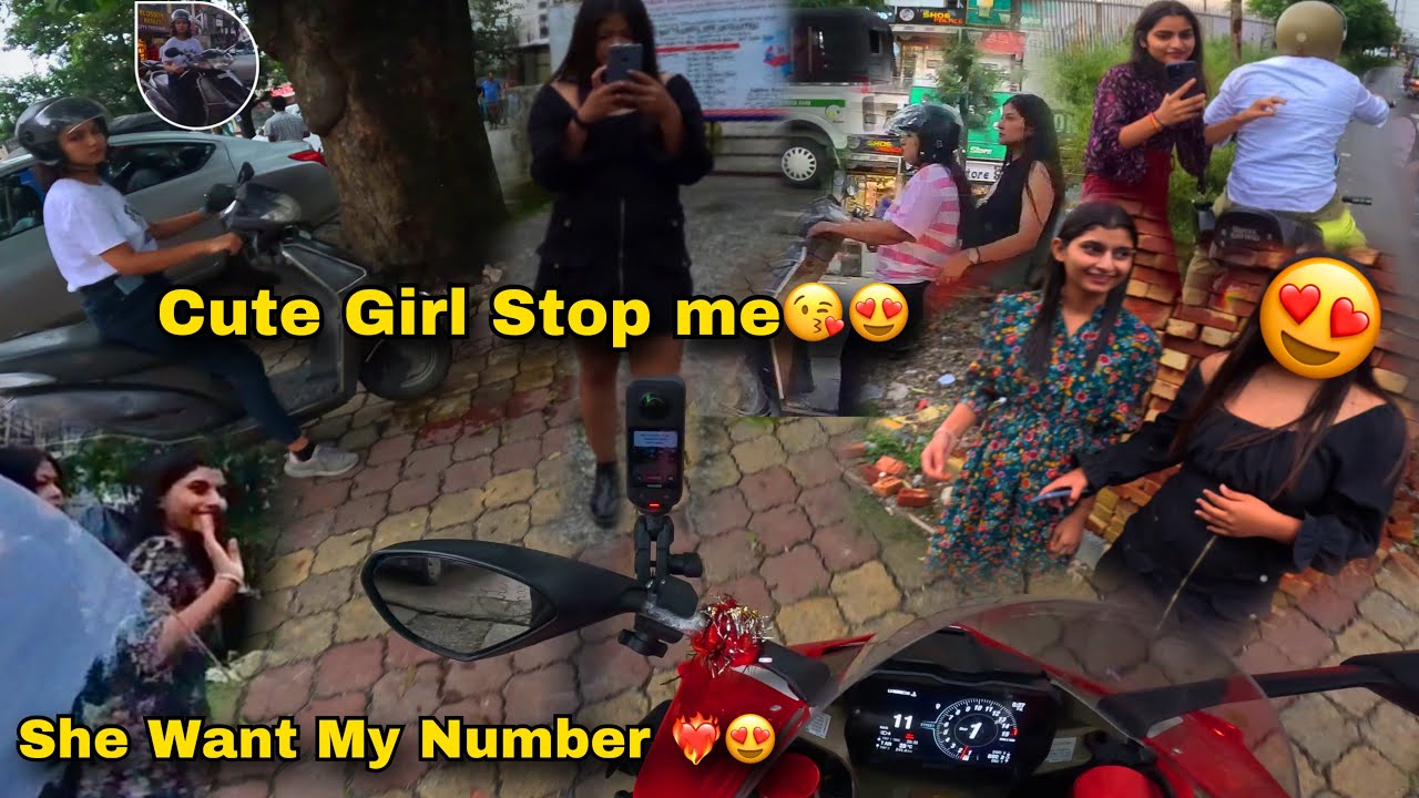 Her Reaction on Ducati v4 | Public Reaction on Superbike | Lakki Gallery Vlogs | #cutegirlreaction