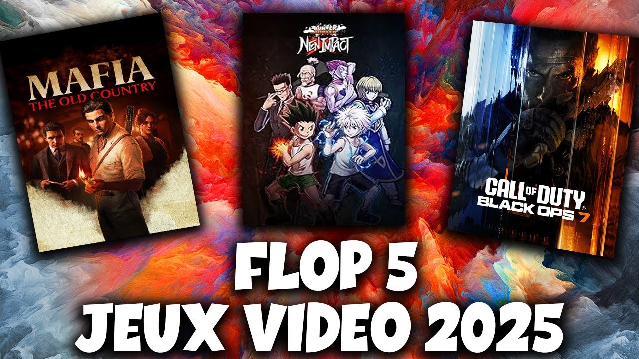 Flop 5: Les Pires Jeux Video 2025