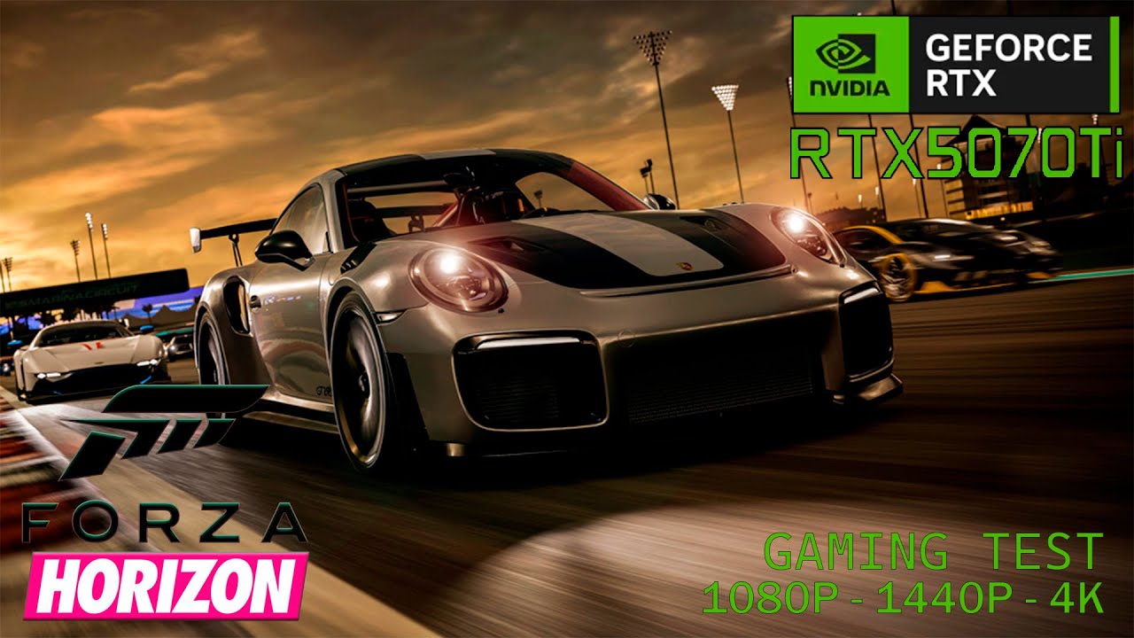 Forza Horizon 5 | RTX 5070 Ti | 1080p, 1440p & 4K | DLSS ON/OFF | Performance Test