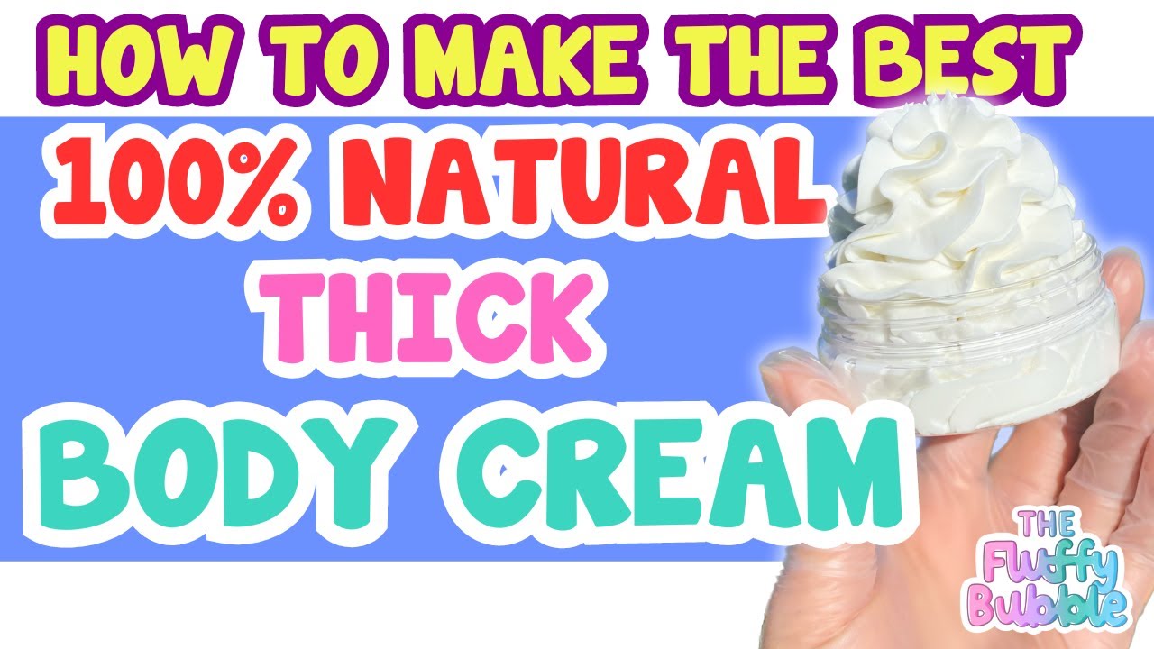 How I Make All Natural Body Cream with Olivem 1000 | DIY Thick Body Cream with Formula |Best Seller!