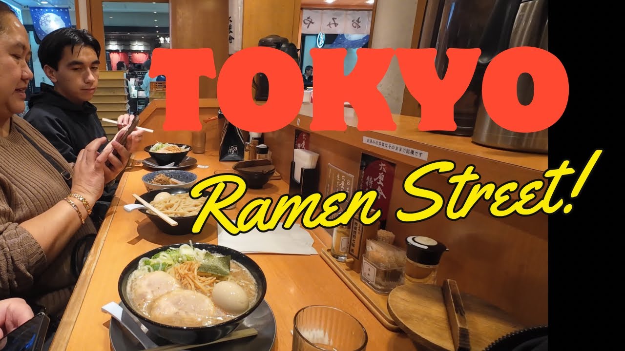 Tokyo Station Adventure: Finding the Best Ramen on Ramen Street! Rokurinsha? Ikaruga?