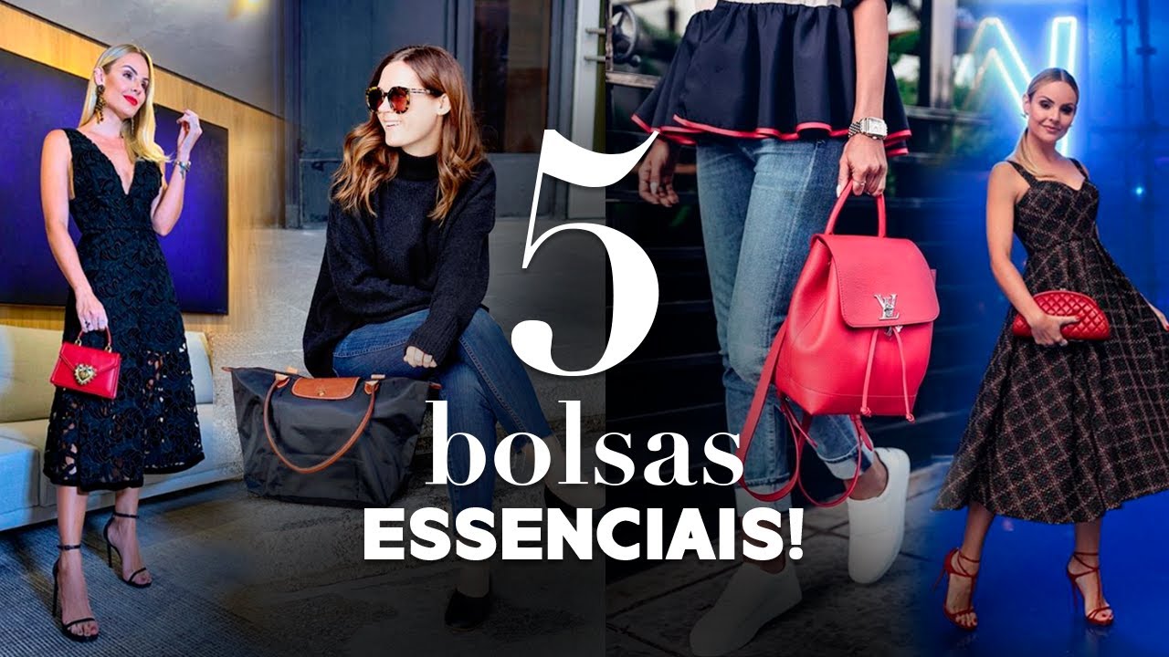 5 BOLSAS essenciais! ✨ Modelos indispensáveis no seu closet | Layla Monteiro