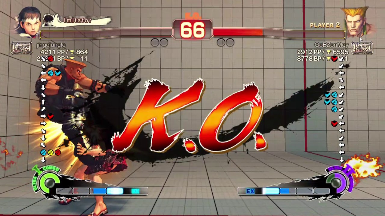 USF4 Guile vs Sakura (jingojungle)