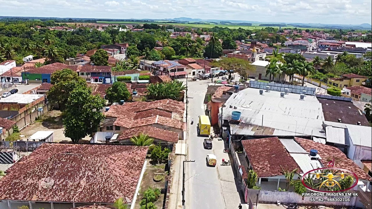Chã do Pilar - Alagoas Brasil - Visto de cima em 2.7K - Dji Mavic Mini