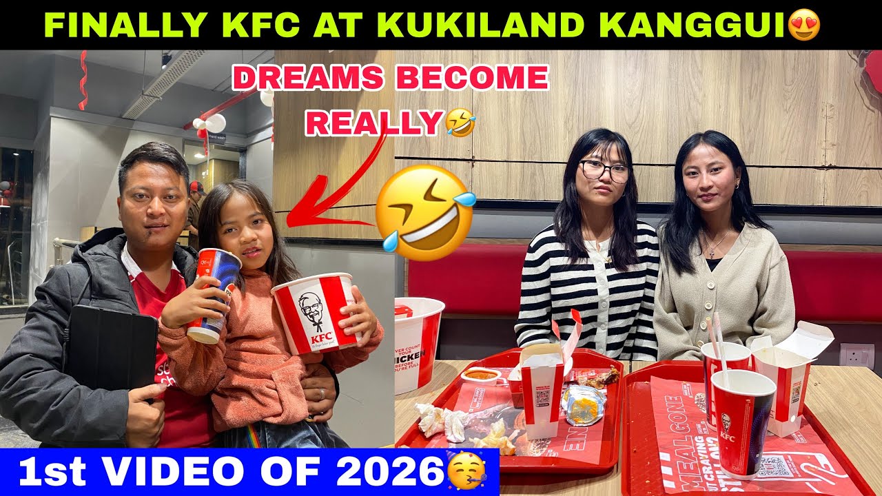 Finally KFC Kanggui a Kanao Teni toh ka Tunu Lhingpichong toh kaga phaltu bet uve🤣