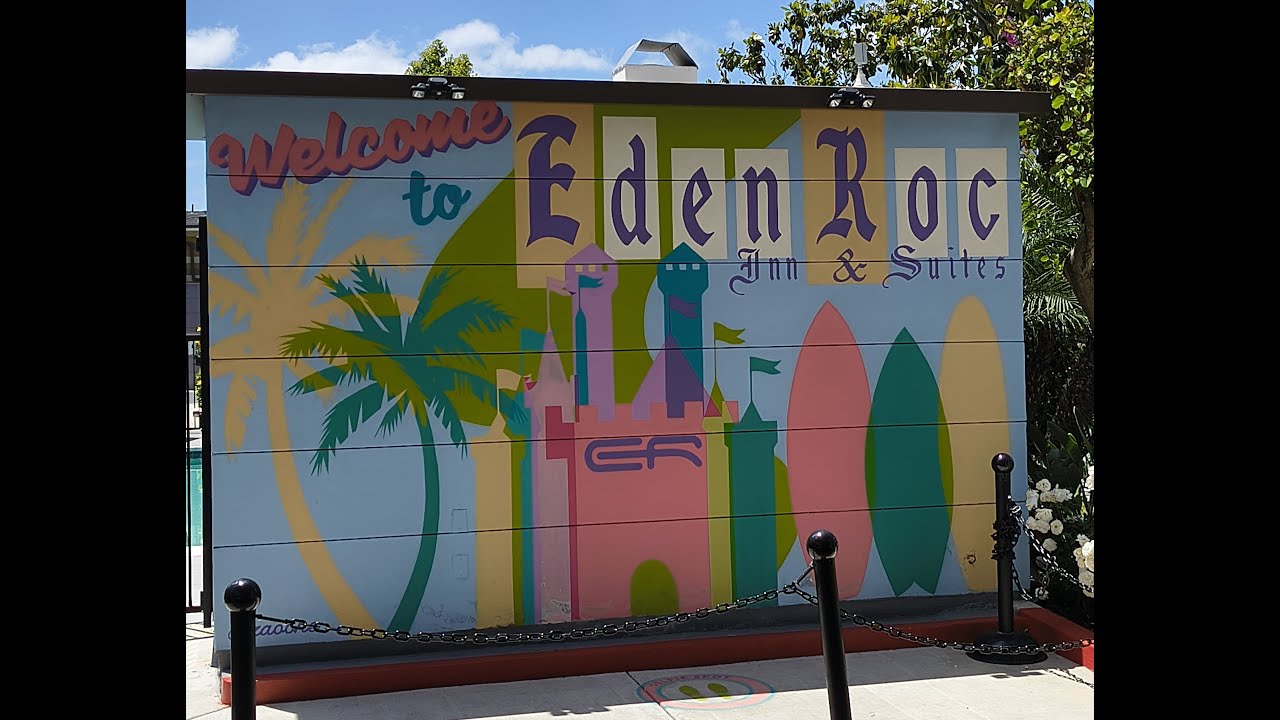 Eden Roc Inn and Suites near Disneyland tour read our description for our giveaway for subscribers