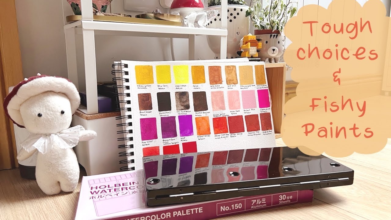 Setting up my gouache palette - Part 1