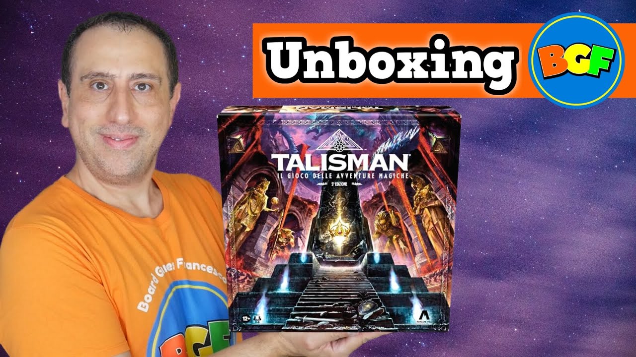 Talisman 5° Edizione | Unboxing e recensione del materiale | Gioco da tavolo di Hasbro