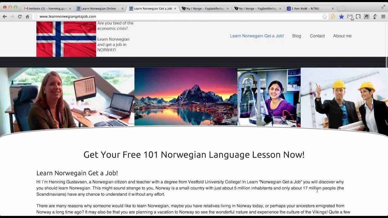 Learn Norwegian Online