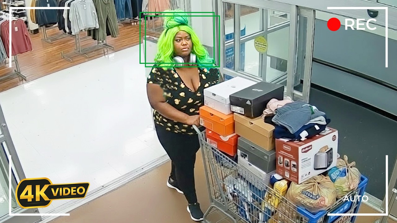 Walmart Shoplifter Didn't Know Cameras Were Watching Her | Walmart Shoplifter Arrest