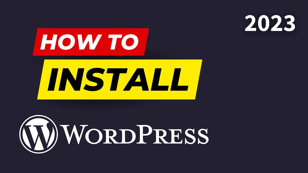 How to Install WordPress &ndash; Step by Step Tutorial for Beginners