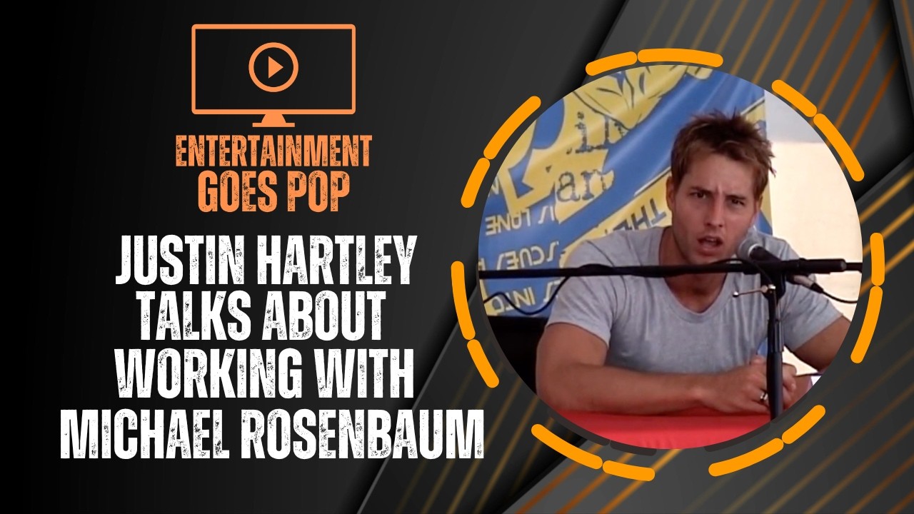 Justin Hartley Talks About Working With Michael Rosenbaum - 2009 - Smallville