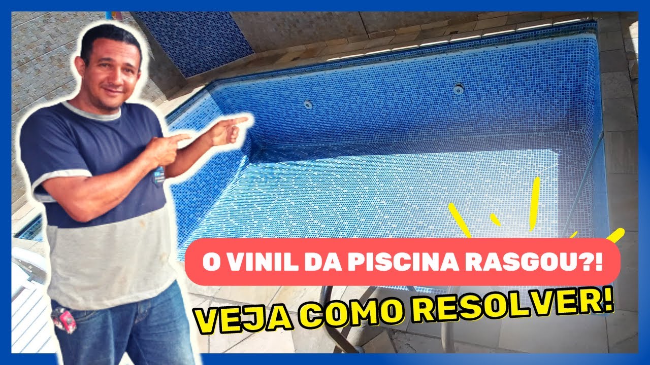 [PASSO A PASSO ]:PISCINA DE VINIL-COMO FAZER-MANUTENÇÃO/CONSERTO DE FURO PISCINA VINIL - RESOLVA JÁ!
