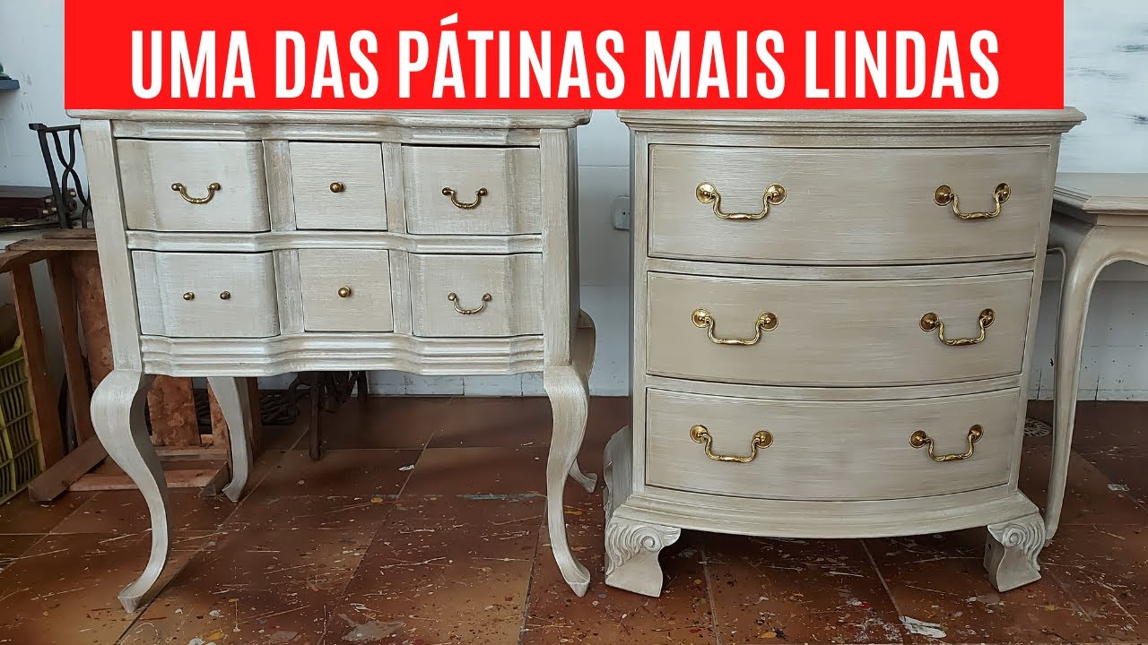 Os móveis ficaram INCRÍVEIS - Uma das PÁTINAS MAIS LINDAS