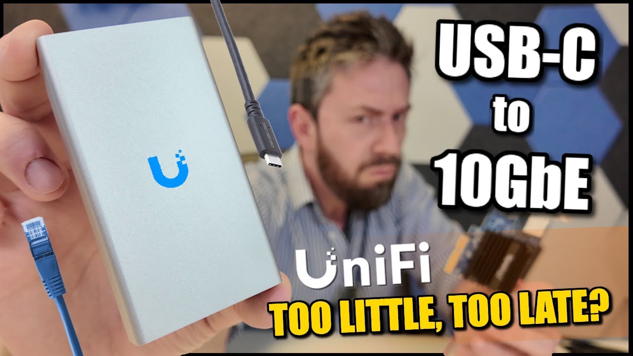 UniFi USB4/TB4 to 10GbE Adapter Review - Too Little, Too Late? (UACC-Adapter-RJ45-USBC-10GE)