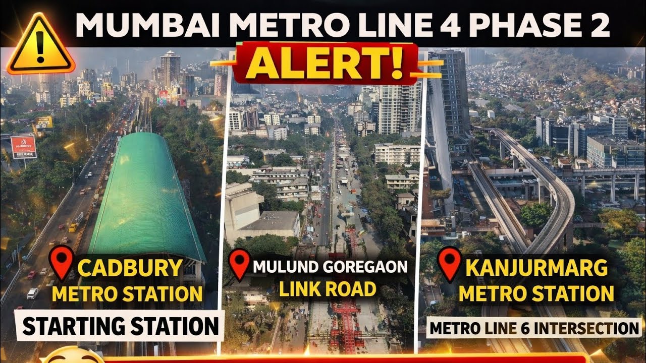 Thane to Kanjurmarg Metro Update | Mumbai Metro Line 4 Phase 2 BIG Reality Check |August 2026 Delay?