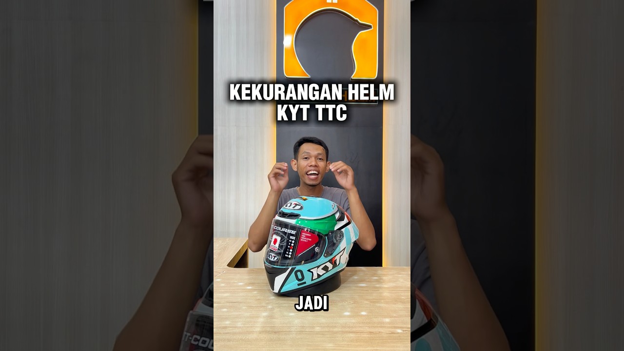 KEKURANGAN HELM KYT TT COURSE #kytttcourse #banuahelm #kekuranghelmkyt