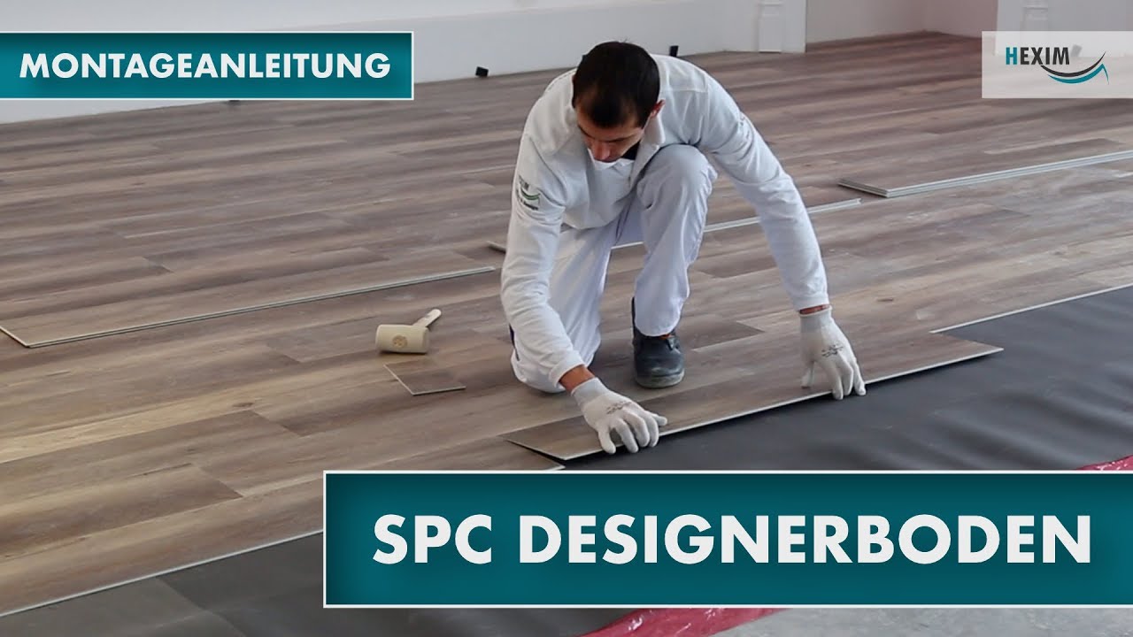Montageanleitung SPC Vinyl Boden I4F Klick - Klick SPC Vinyl verlegen
