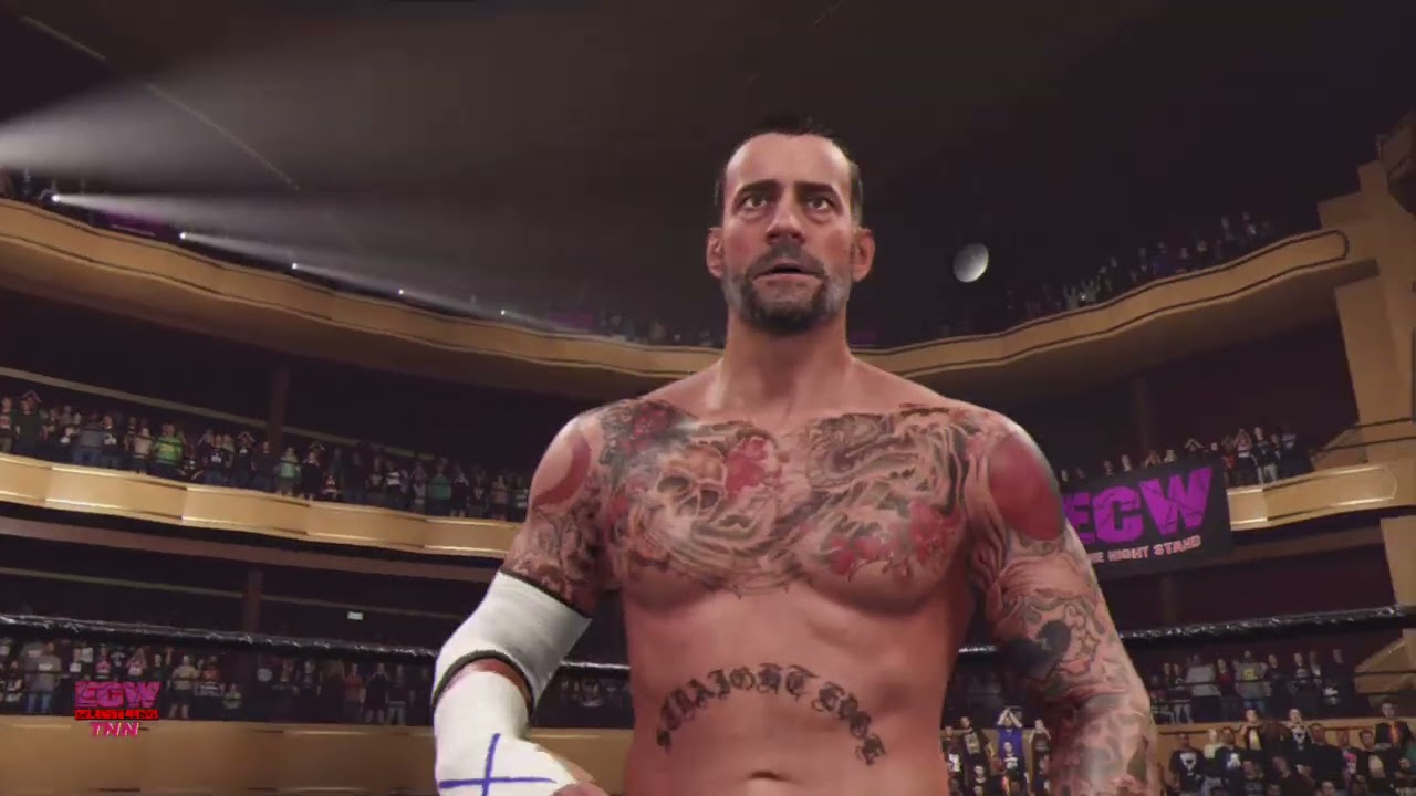 WWE 2K25 AJ STYLES VS CM PUNK