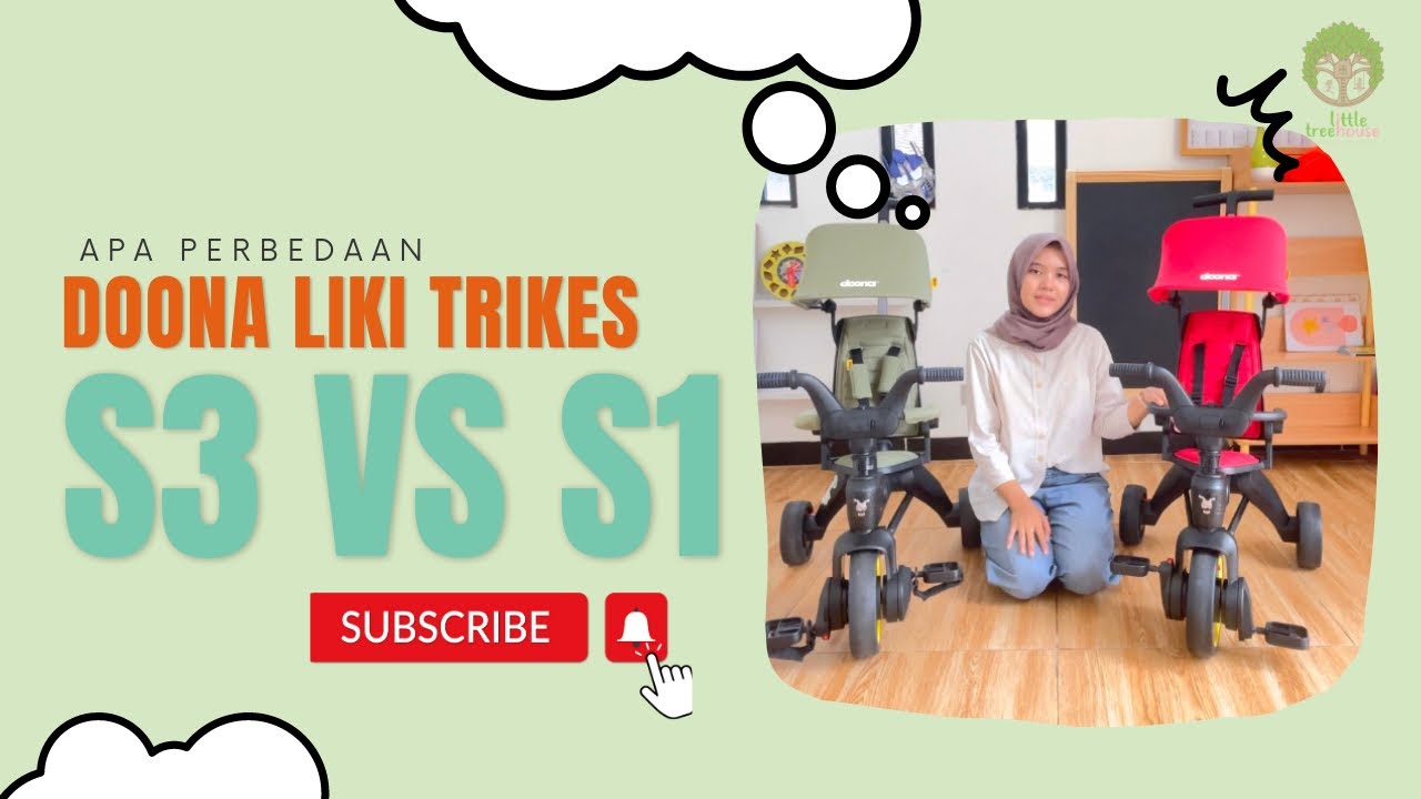 Review Doona Liki Trikes / perbedaan Sepeda Doona Liki Trikes S1 dan Doona Liki Trikes S3