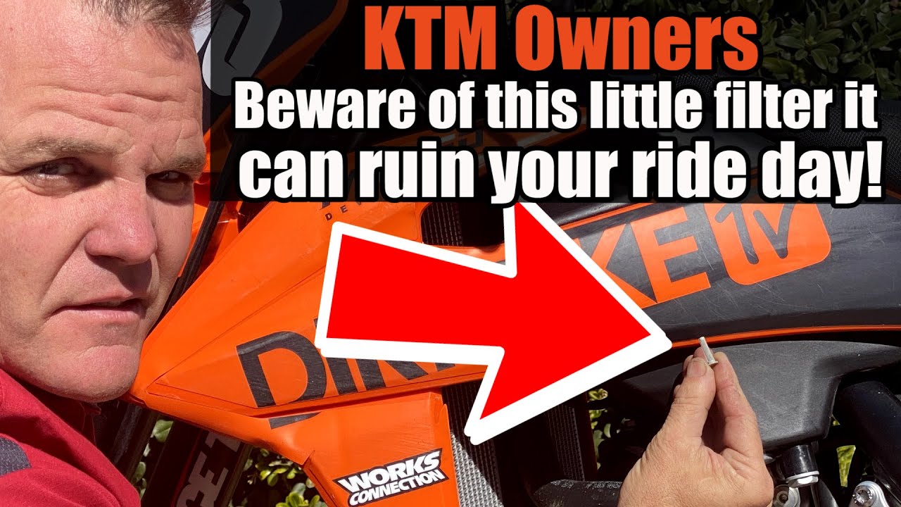 KTM FUEL FILTER FIX