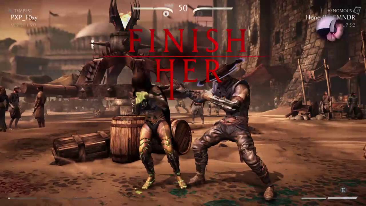 Foxy Grampa (Tempest Kung Lao) vs HoneyBee (Venomous D'Vorah)