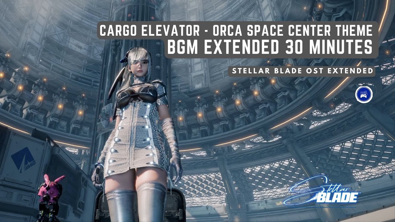 Raphael Space Center BGM (Orbit Elevator) Spire 4 - Stellar Blade OST Extended 30 min [4K HQ]