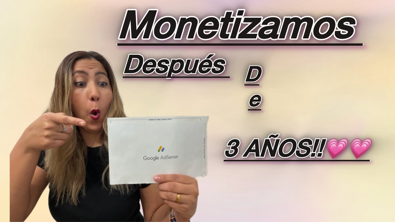 3 años y + para PODER MONETIZAR 🤭🤭Recomendaciones !!