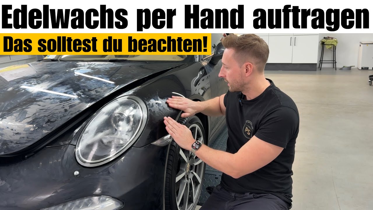 Lack mit den HÄNDEN versiegeln! Porsche 991.1 Carrera S // PS Car Garage- HIGHEND Car Detailing