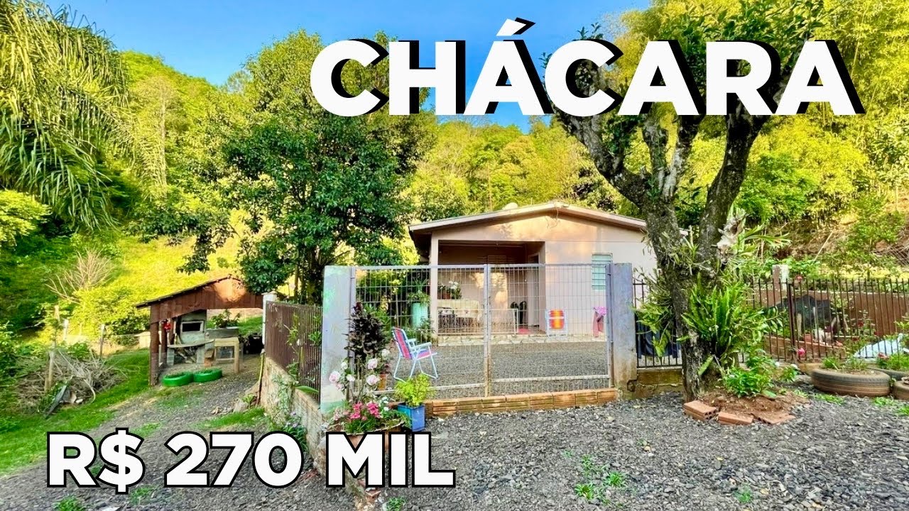 CHÁCARA A VENDA EM SANTA CATARINA R$270MIL