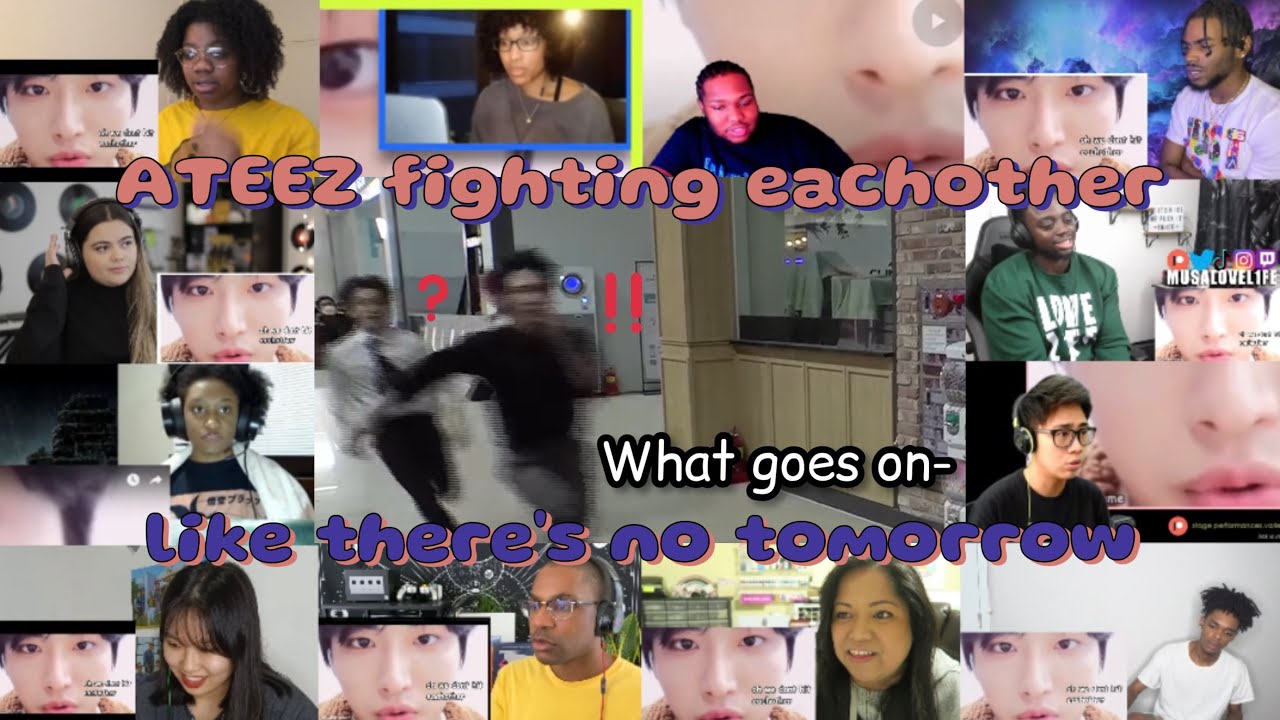ATEEZ fighting each other like there’s no tomorrow | REACTION MASHUP